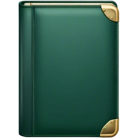 dark emerald book emoji