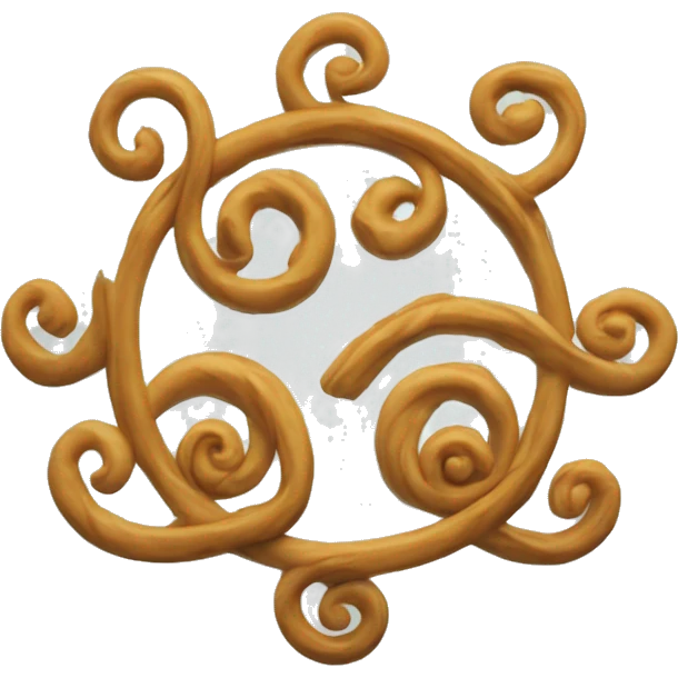 Trisquel celta 3 espirales unidas emoji