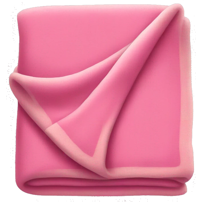 Pink blanket  emoji