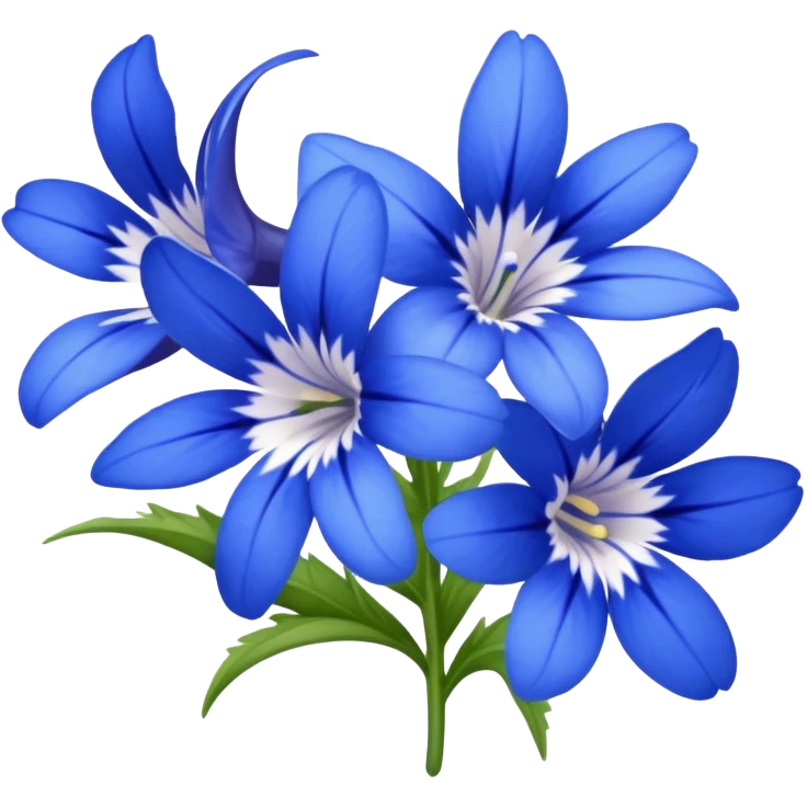 lobelia flower emoji
