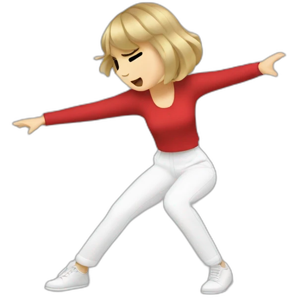 taylor swift fait un dab emoji