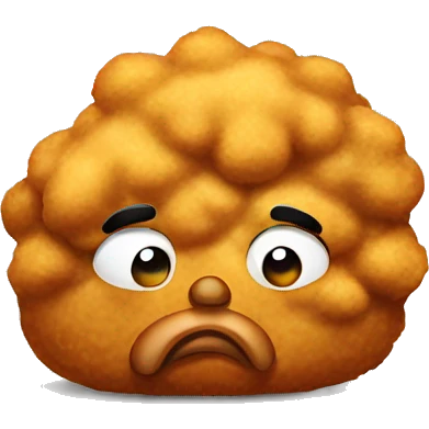 Sad Fried chicken  emoji