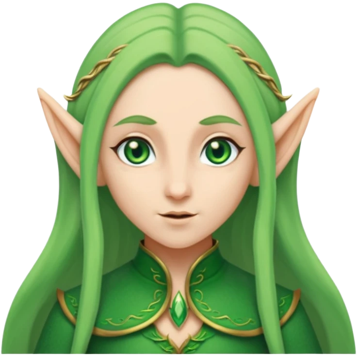 crea un avatar come personaggio elfo emoji