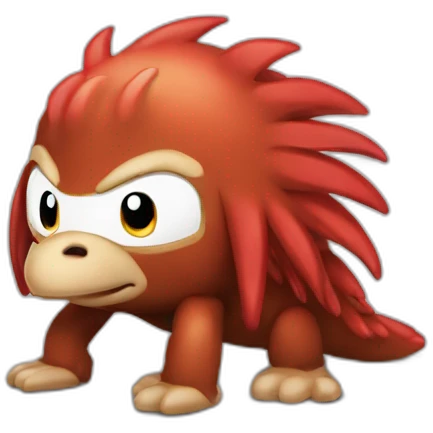 Knuckles the Echidna emoji