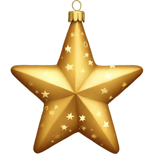christmas decoration star emoji