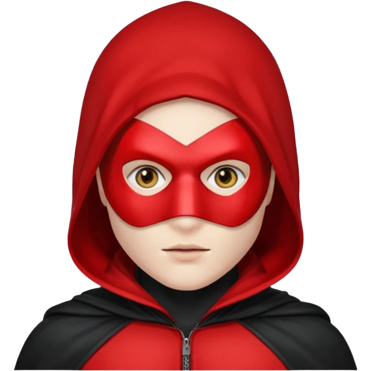 dc red hood with mask emoji