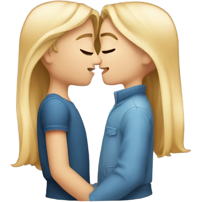 Owen and Bailee kissing emoji