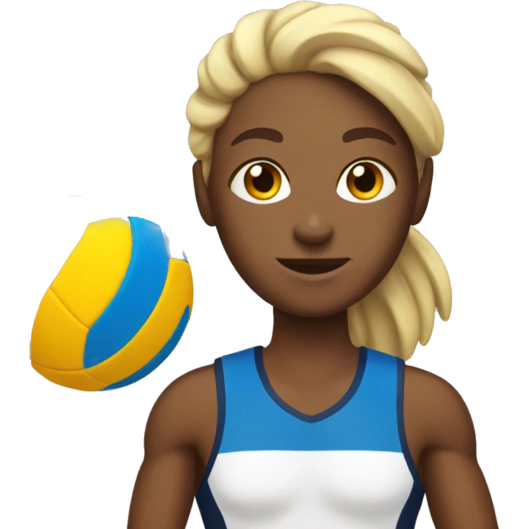 Beach volleyball player emoji