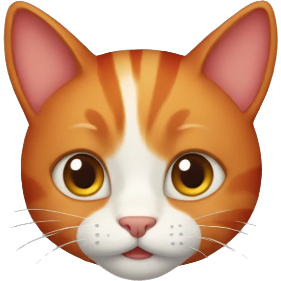 Red cat emoji