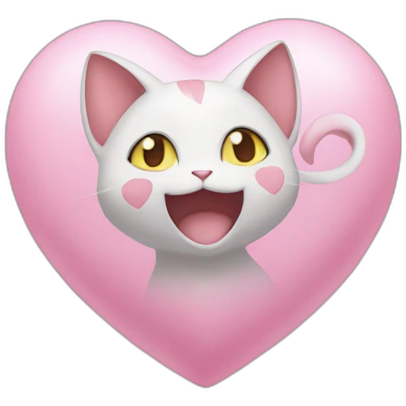 pokemon mew heart emoji
