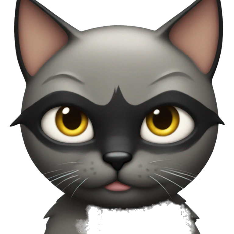Batman cat  emoji