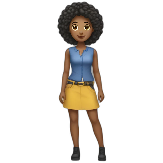 Femme qui rampe  emoji
