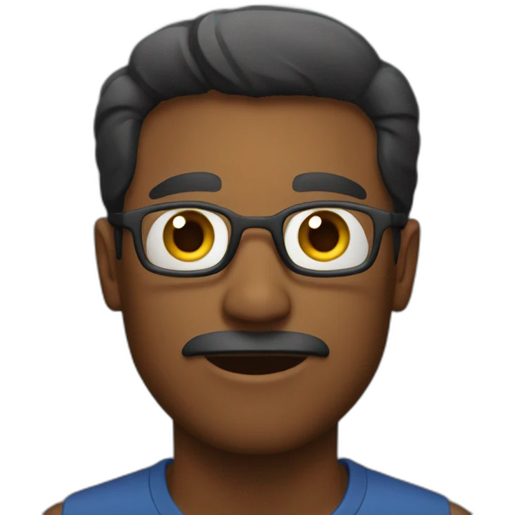 A man speaking emoji