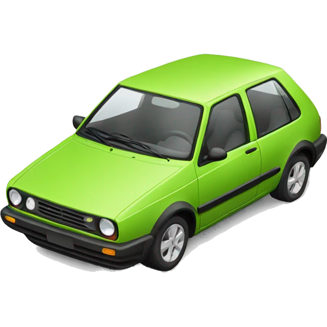 Car golf 4 emoji