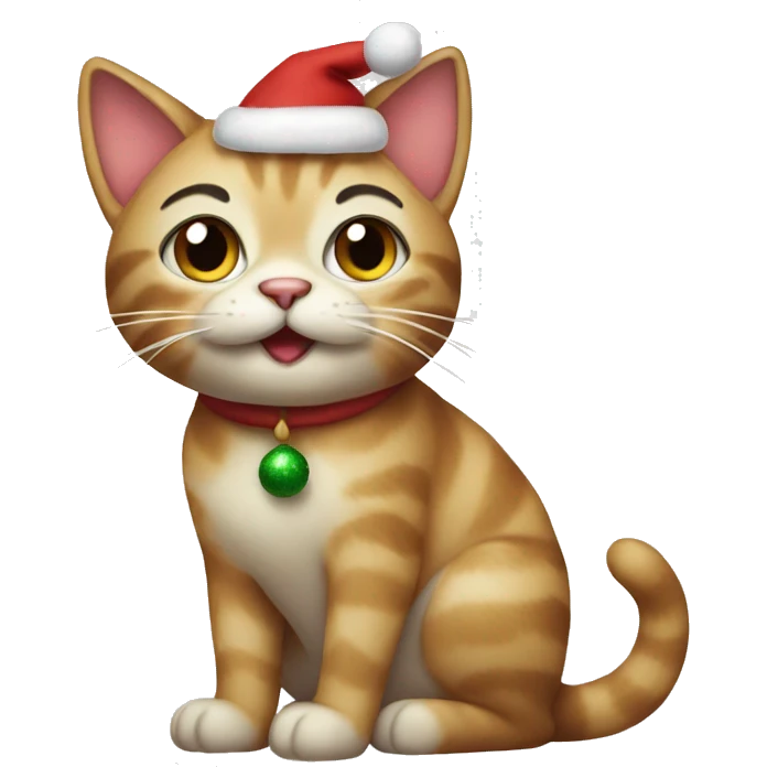 Christmas cat  emoji