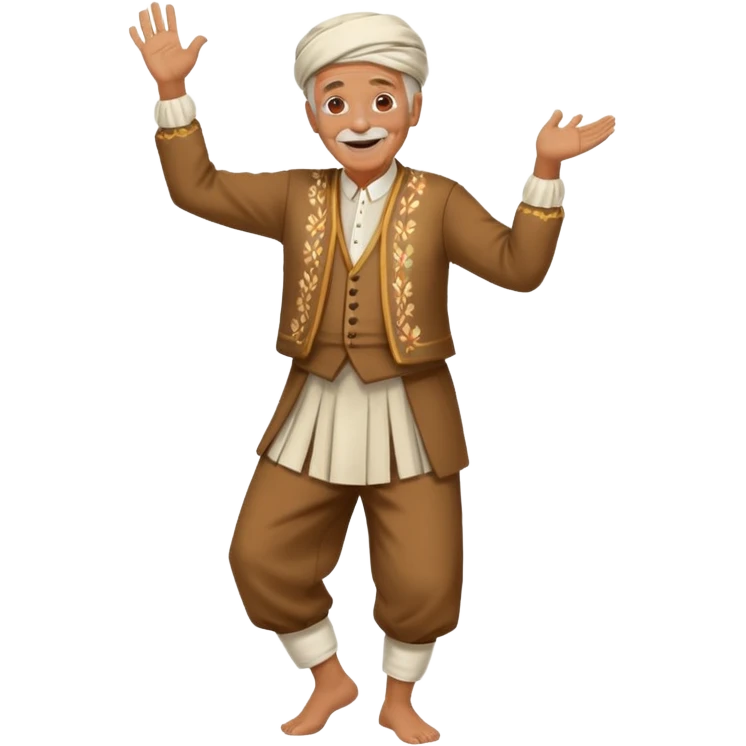  Halay çeken dede emoji