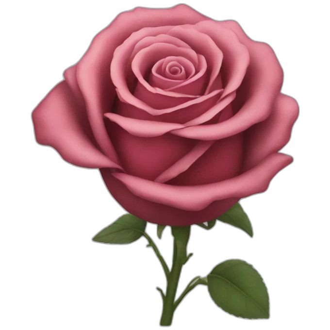 Squelette rose emoji