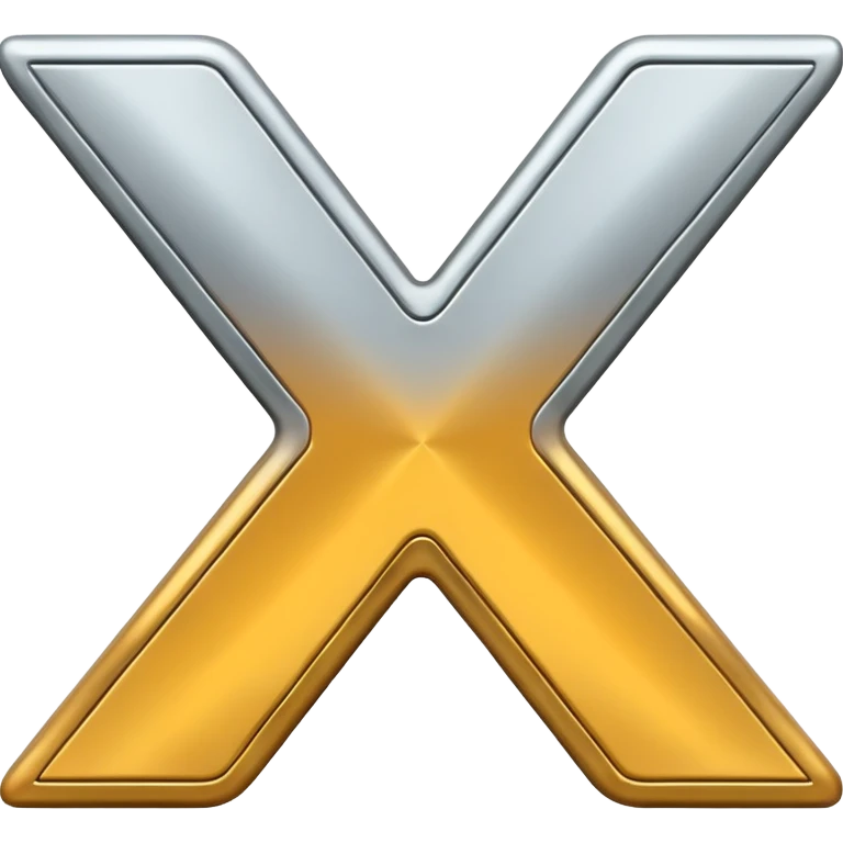 Letter X wins emoji