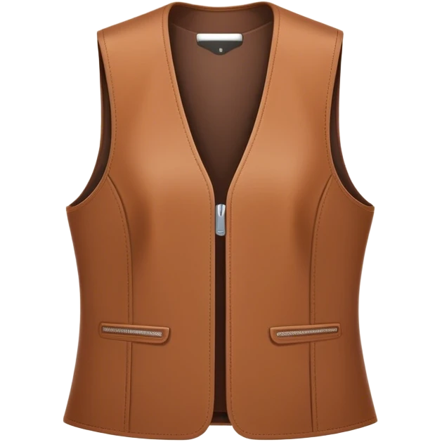 A sleek women's vest with a modern, minimalistic design emoji
