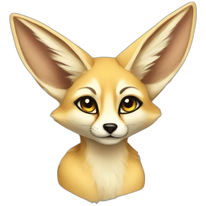 anthro fennec emoji