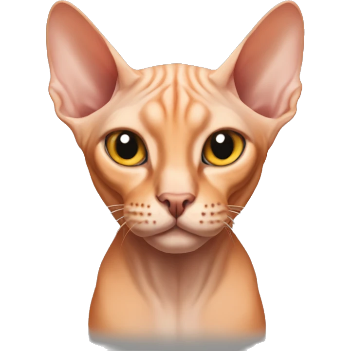 Sphynx orange cat emoji