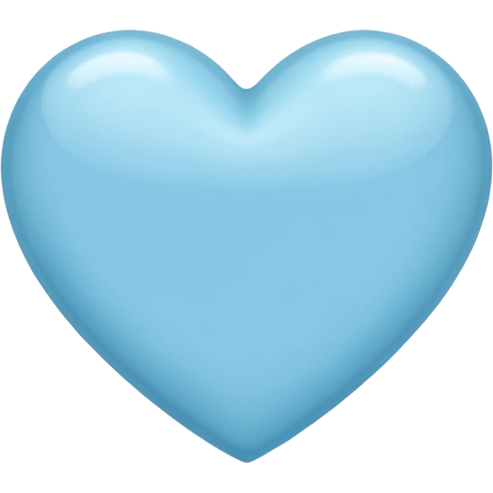 Light blue heart  emoji