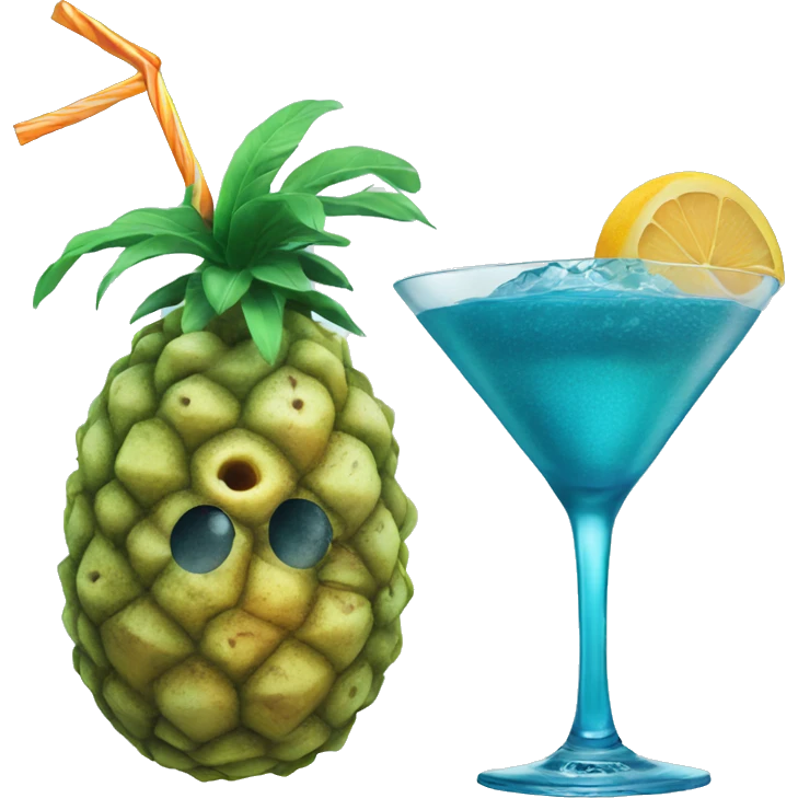blue lagoon cocktail emoji