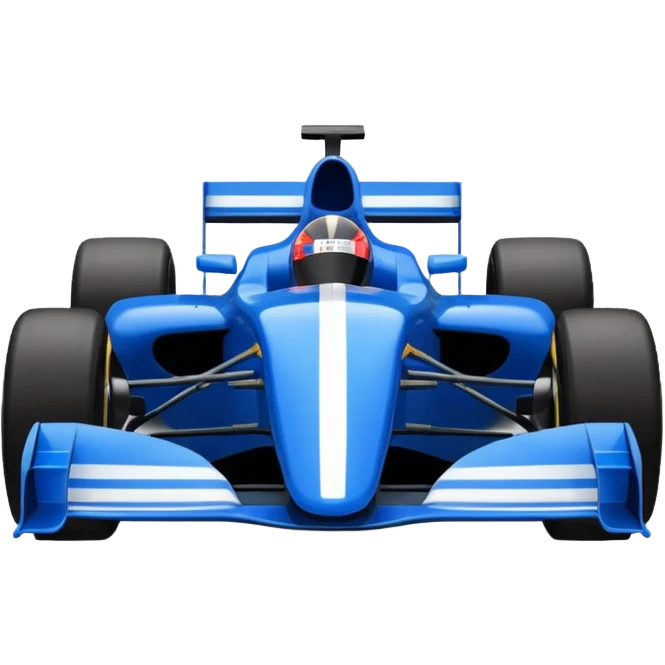 formula 1 blue emoji