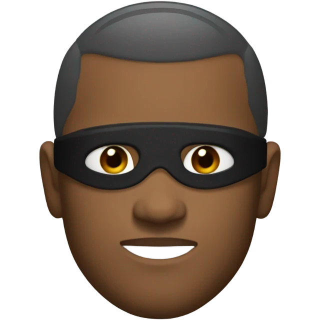 Ninja with a low taper fade emoji