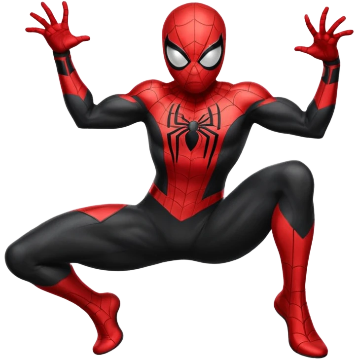 homen aranha de viuva negra emoji