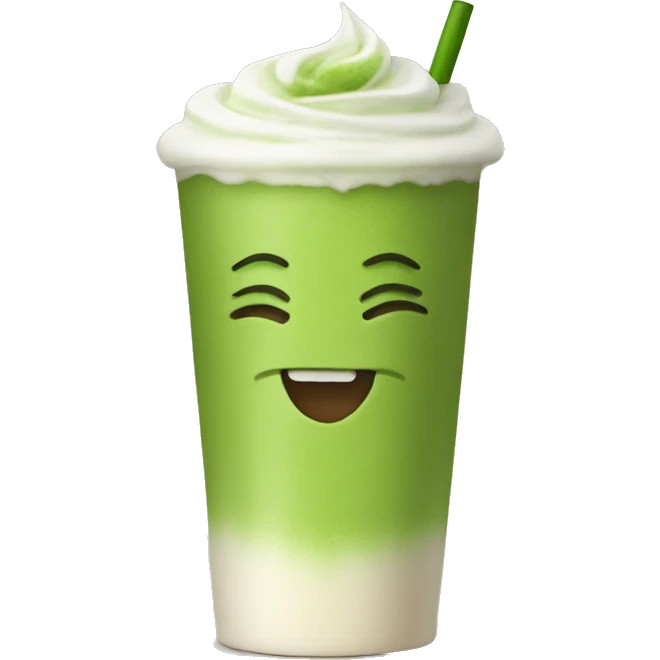 Matcha latte emoji