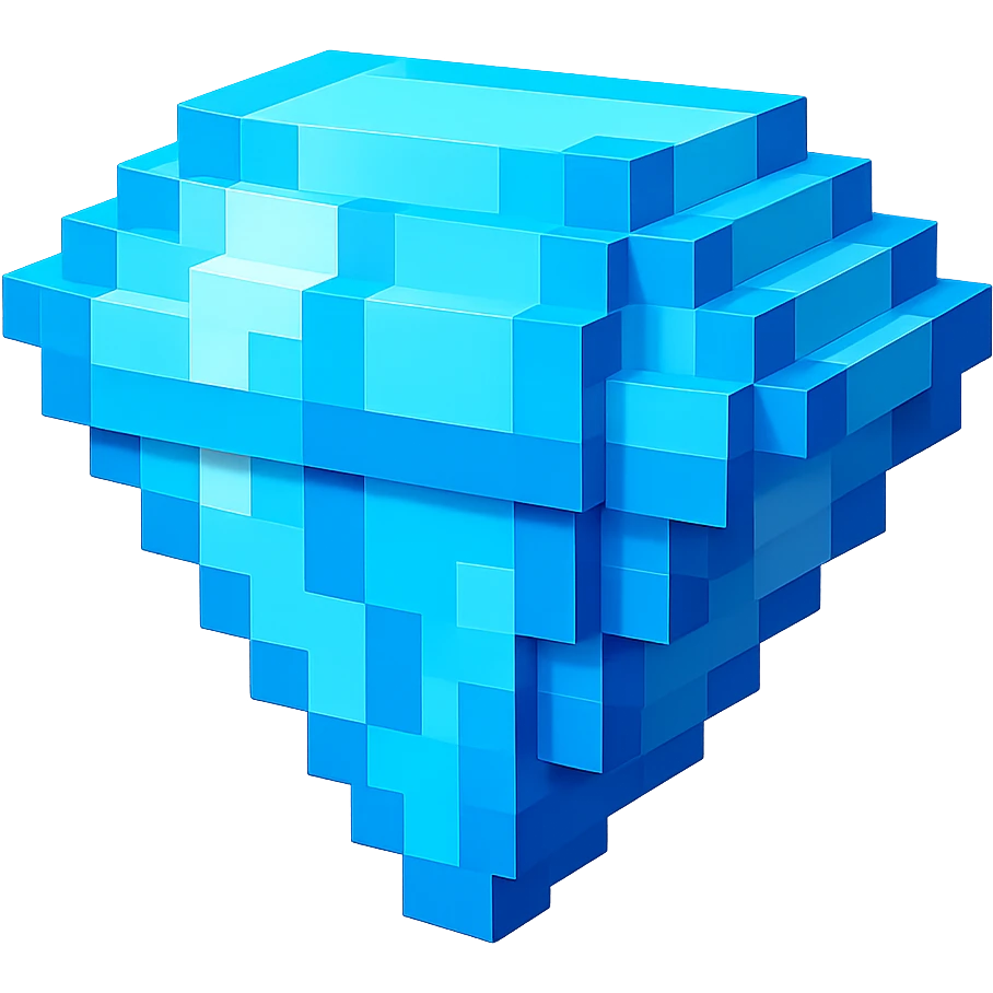 blue diamond emoji