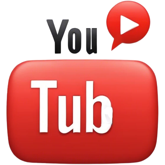 YouTube logo emoji