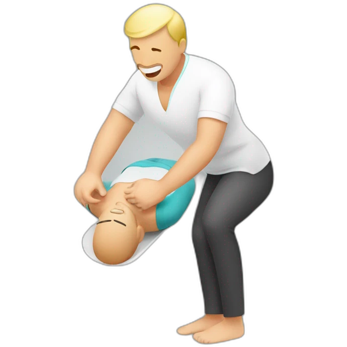 a-man-is-doing-a-massage emoji
