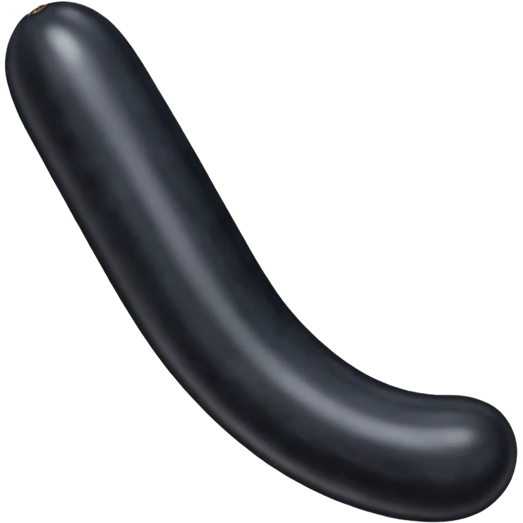 Realistic black penis emoji