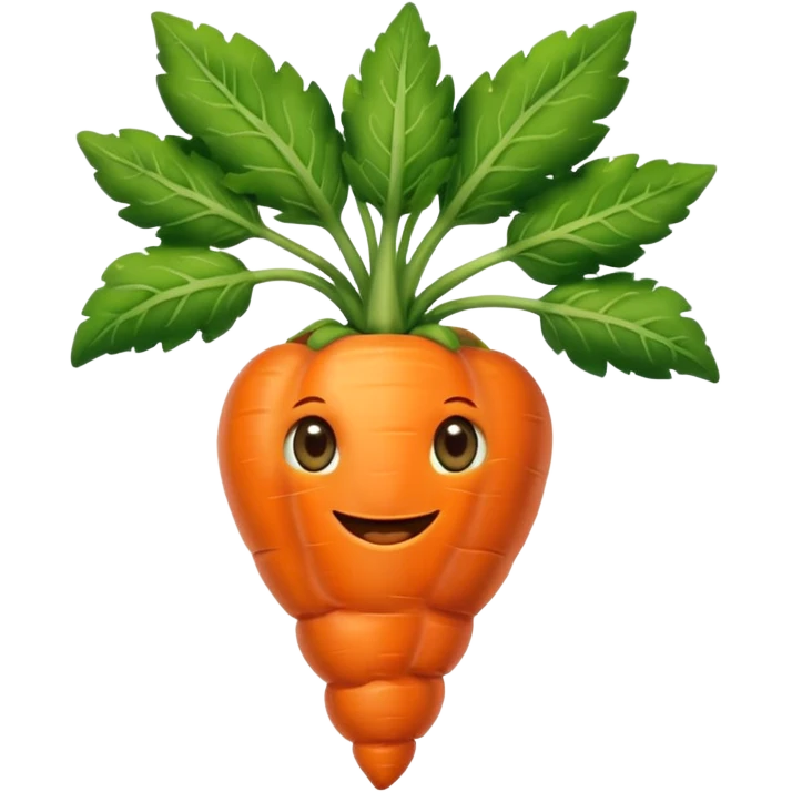 Grogu qui mange des carottes emoji