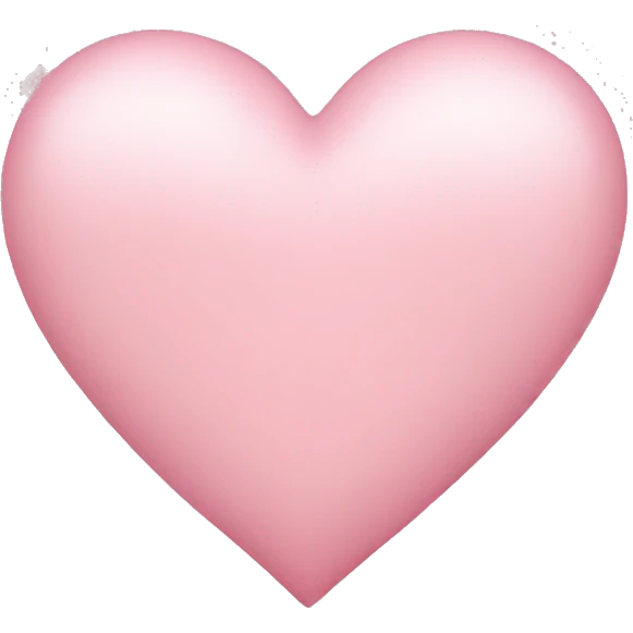 light pink heart emoji