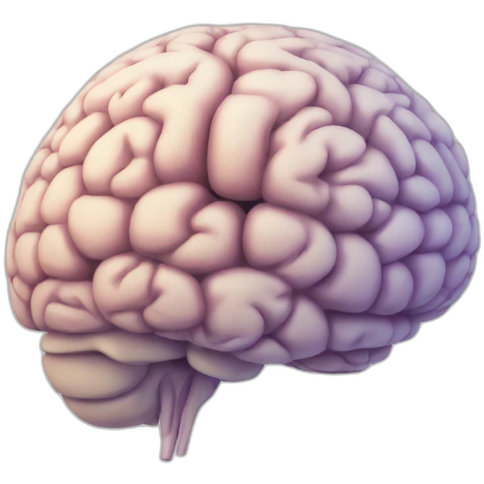 brain with details emoji