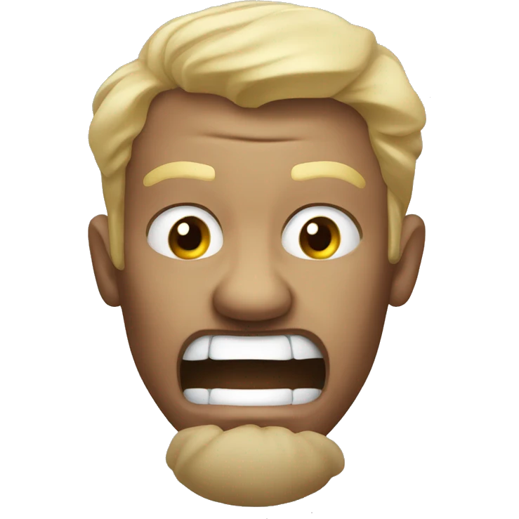 Aggressive head shake emoji