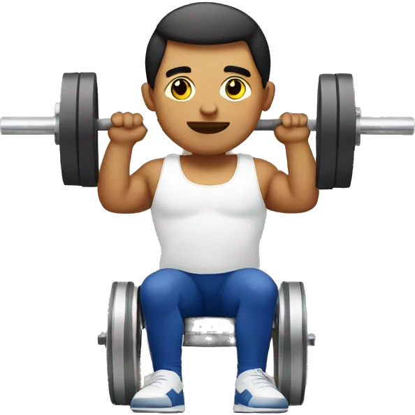 Powerlifting for the disabled emoji