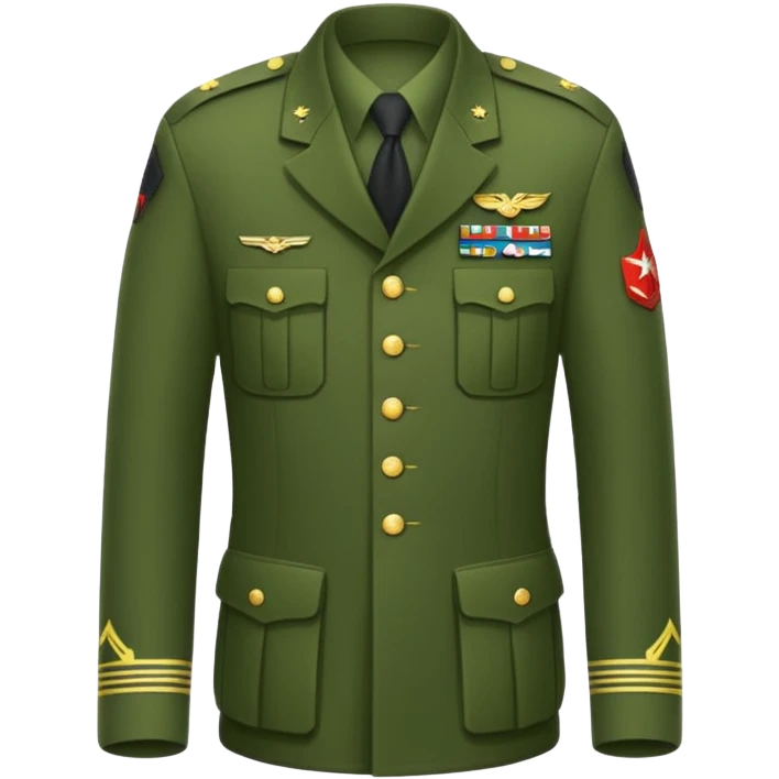 a military uniform emoji