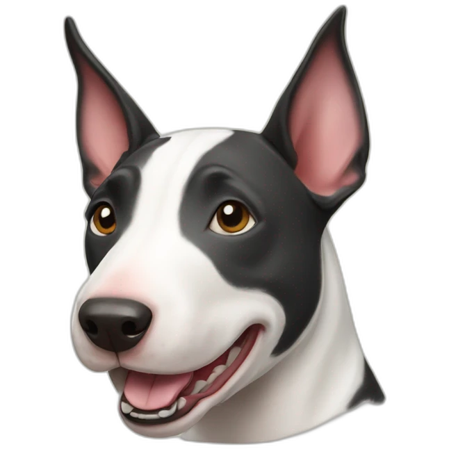 happy bull terrier emoji