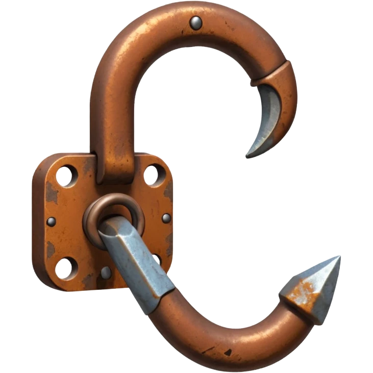 weak rusty hook emoji