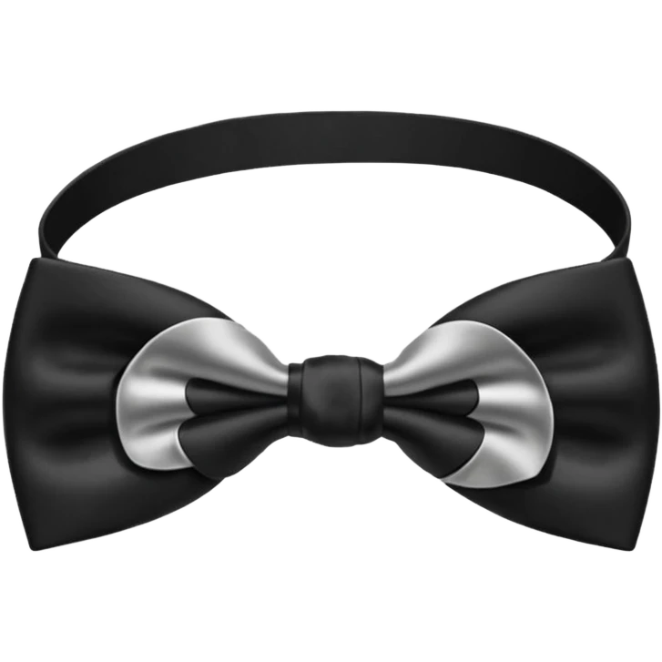 black bow tie  emoji