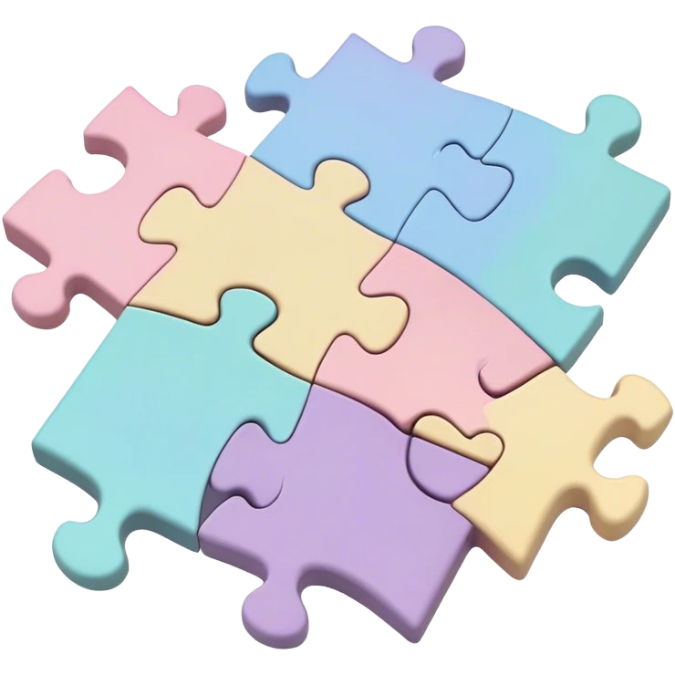 pastel puzzle emoji