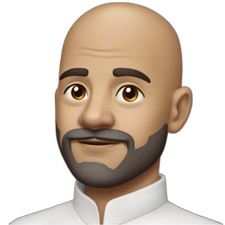 bald man in white shirt emoji