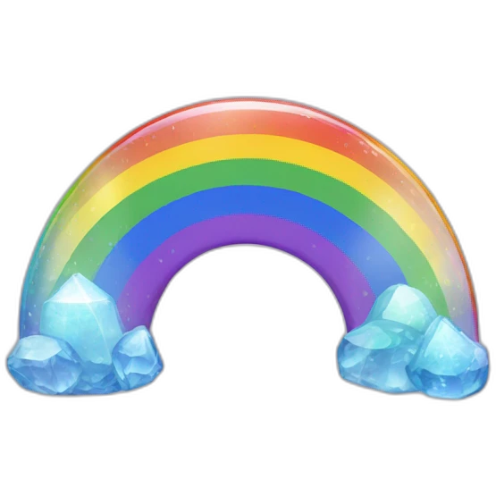 crystal rainbow lgbt emoji