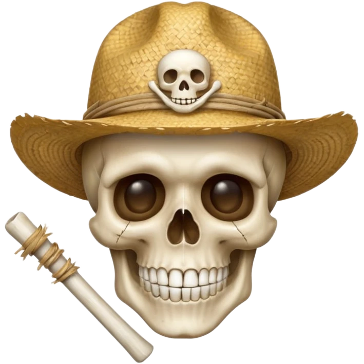 Skull strawhat crew emoji emoji