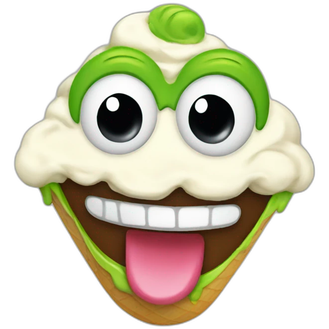 pepe icecream smile emoji