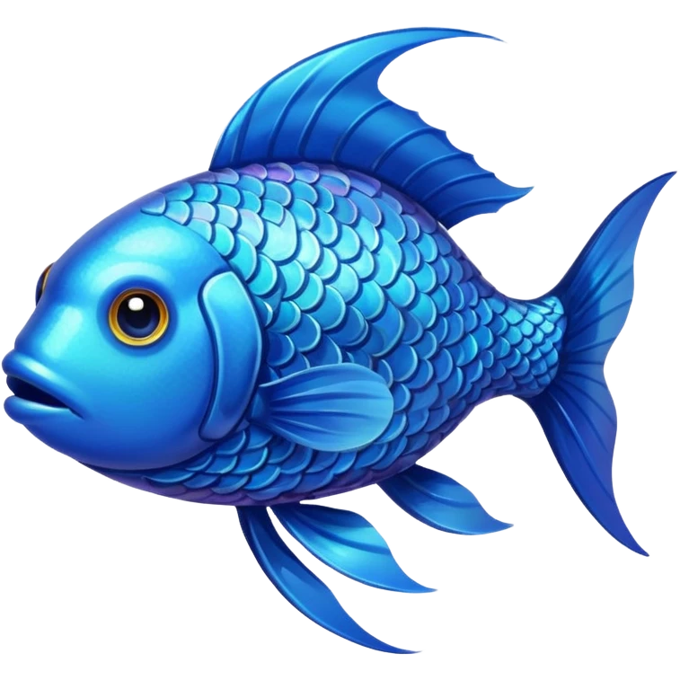 blue fish emoji